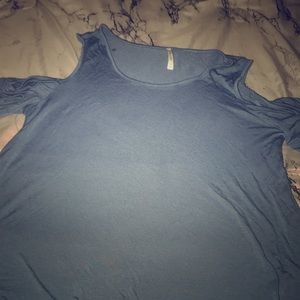 Flow he top with cut out shoulders